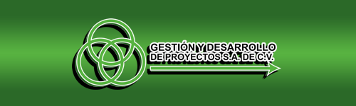 Logotipo creado para Gestión y Desarrollo de Proyectos como parte de su Renovación de página web