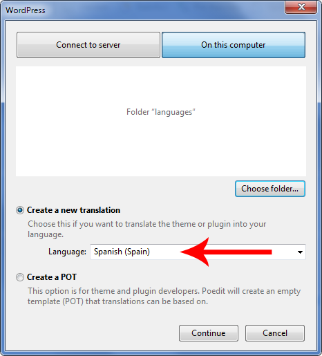 Cargando los archivos de idioma, localmente, para realizar la traducción de un tema de WordPress
